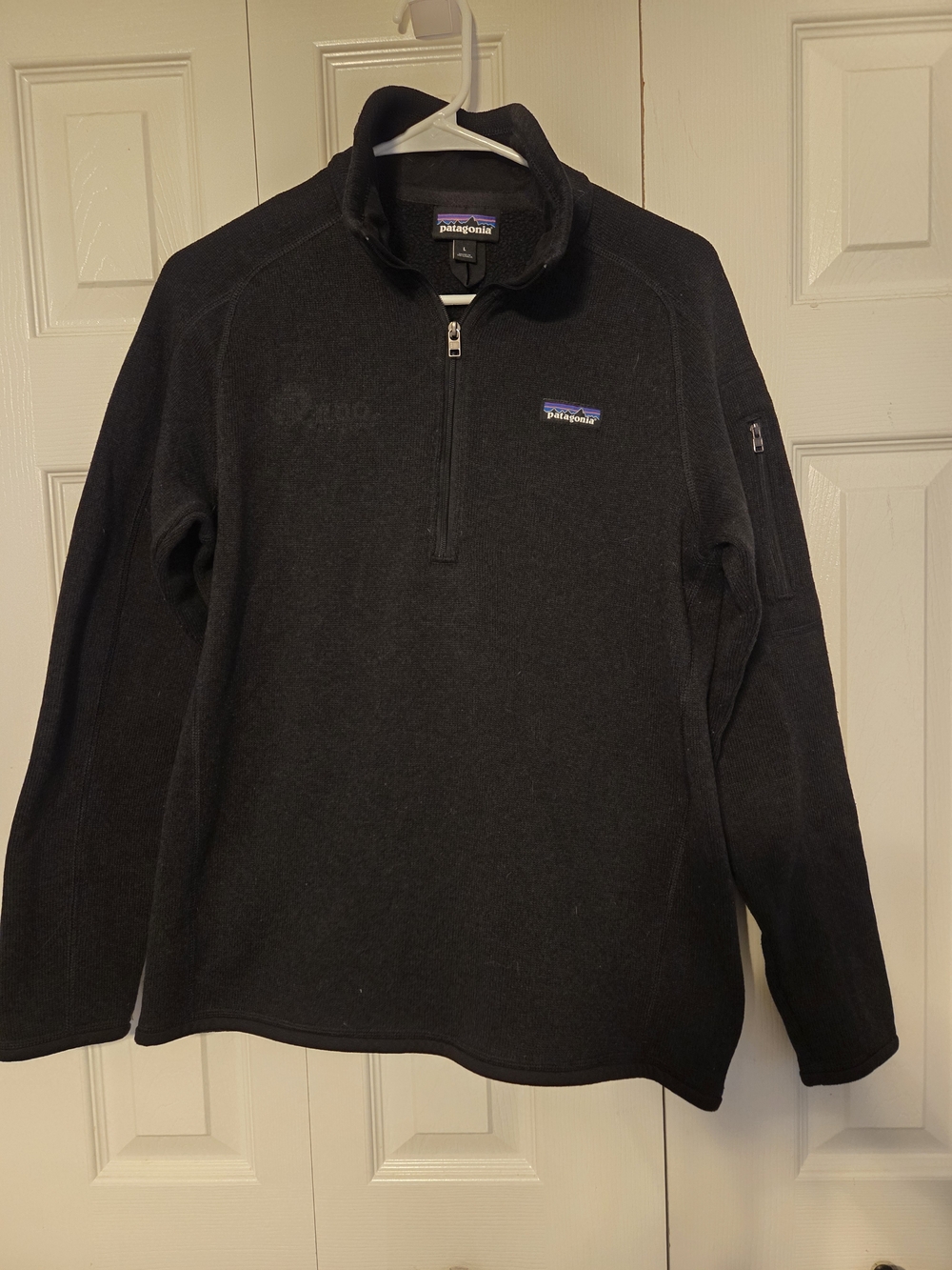 Patagonia Black Quarter-Zip Fleece Pullover